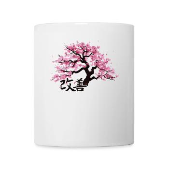 Hiragana Katakana Kaizen-methode Kaizen - Tasse - Weiß - Vorne
