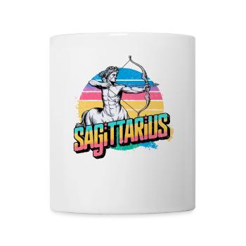 Sagittarius Horoscope Astrology Vintage Centaur. - Mug - white - Front