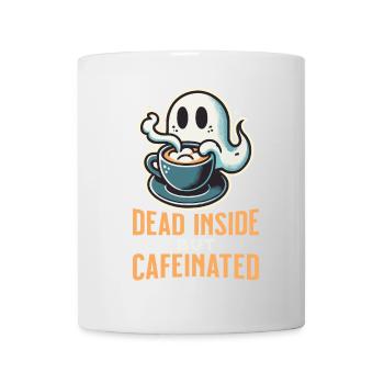 Lustiges Kaffee Gespenst Halloween Spruch Design - Tasse - Weiß - Vorne