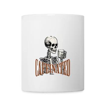 Funny coffee saying for Halloween - Mug - white - Front