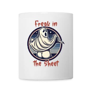 Freak in the Sheet Creepy Ghost Lover - Mug - white - Front