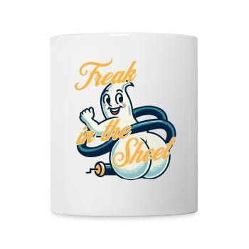 Freak In The Sheet Funny Ghost Design - Mug - white - Front