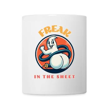 Freak In The Sheet Funny Ghost Design - Mug - white - Front
