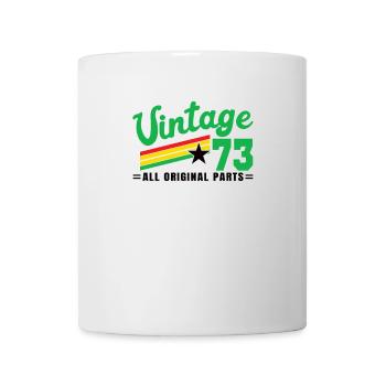 1973 Anniversaire Vintage Toutes les pièces d’origine No III - Mug blanc - blanc - Devant