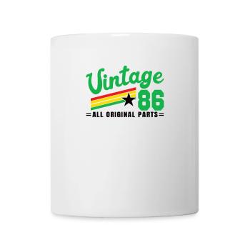 1986 Birthday Vintage All Original Parts No III - Mug - white - Front