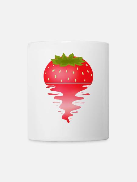 Sunset Strawberry - Tasse - Weiß