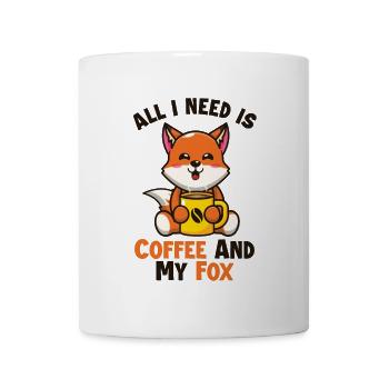 Kaffee und mein Fuchs Rotfuchs Canidae Caninae Fuchs - Tasse - Weiß - Vorne