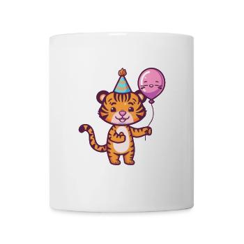 Tiger Birthday Comic - Mug - white - Front