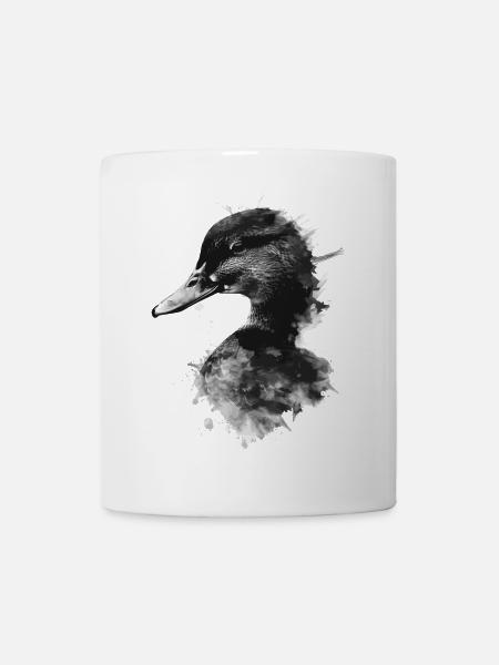 Ente - Tasse - Weiß