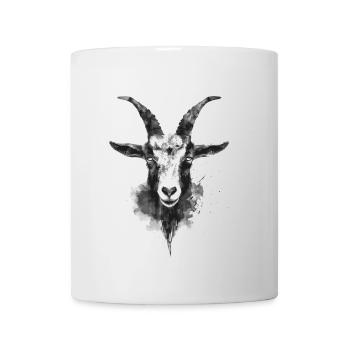 Chèvre - Mug blanc - blanc - Devant