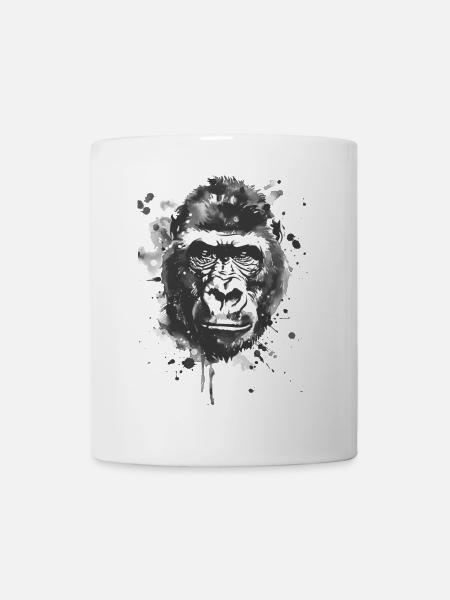 Gorilla - Tasse - Weiß