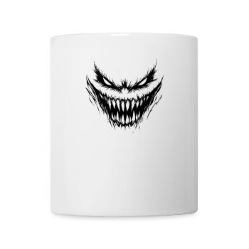 Costume d’Halloween Horreur Visage Diabolique En Rouge - Mug blanc - blanc - Devant