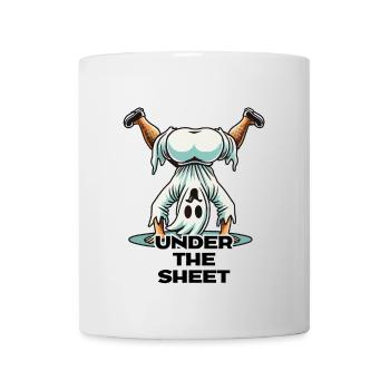 Lunatique sous feuille drôle Ghost Design - Mug blanc - blanc - Devant
