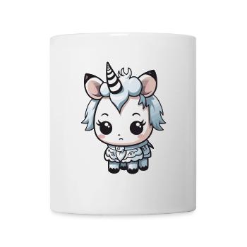 Unicorn Winter Comic Cute - Mug - white - Front