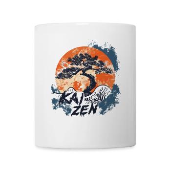 Hiragana Katakana Kaizen-methode Kaizen - Tasse - Weiß - Vorne