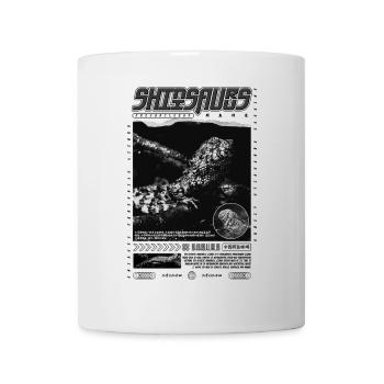 Crocodile chinois lézard Shinisaurus crocodilurus - Mug blanc - blanc - Devant