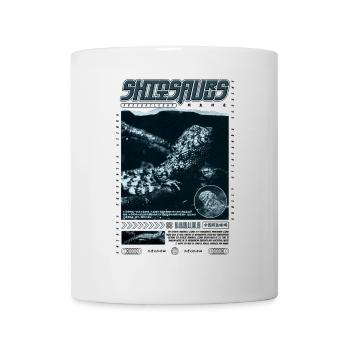 Crocodile chinois lézard Shinisaurus crocodilurus - Mug blanc - blanc - Devant