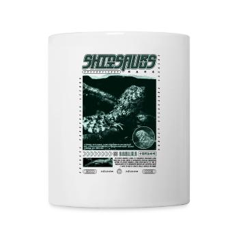 Crocodile chinois lézard Shinisaurus crocodilurus - Mug blanc - blanc - Devant