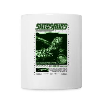 Crocodile chinois lézard Shinisaurus crocodilurus - Mug blanc - blanc - Devant