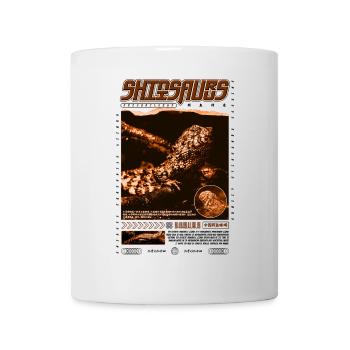Crocodile chinois lézard Shinisaurus crocodilurus - Mug blanc - blanc - Devant