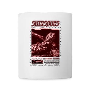 Crocodile chinois lézard Shinisaurus crocodilurus - Mug blanc - blanc - Devant