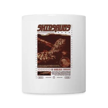 Crocodile chinois lézard Shinisaurus crocodilurus - Mug blanc - blanc - Devant