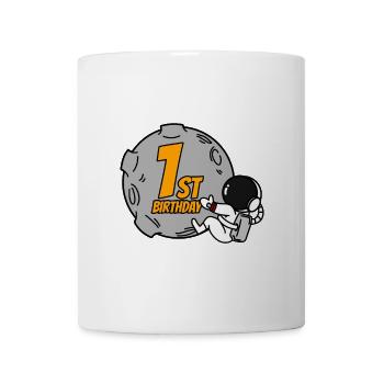 1 Geburtstag Junge - 1 Jahre alt - Ich bin 1 - Tasse - Weiß - Vorne
