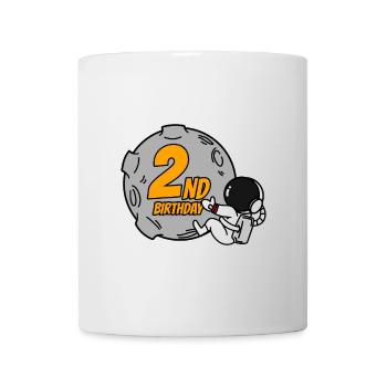 2 Anniversaire Garçon Astronaute - Mug blanc - blanc - Devant