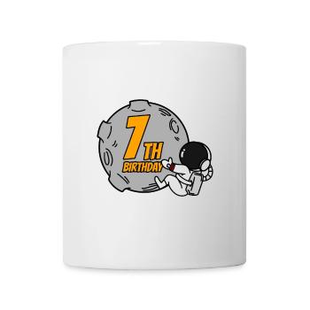 7 Geburtstag Junge - 7 Jahre alt - Ich bin 7 - Tasse - Weiß - Vorne
