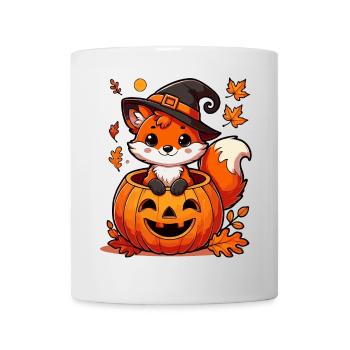 Halloween Fox in the Pumpkin: Sweet Scary Fun - Mug - white - Front