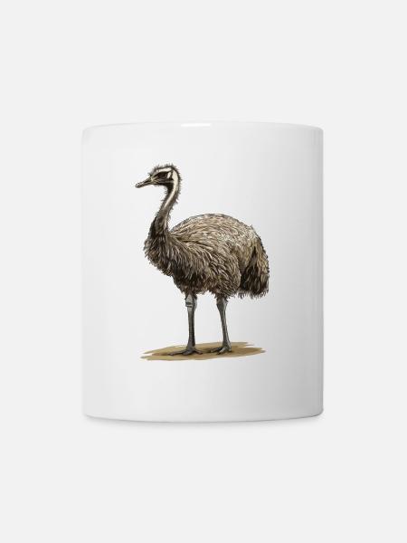 Emus Emu - Tasse - Weiß