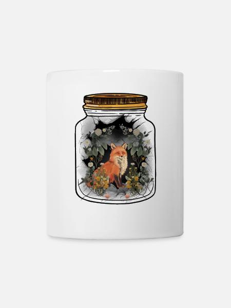 Fuchs Füchse Natur Naturliebhaber Kinder Kind - Tasse - Weiß