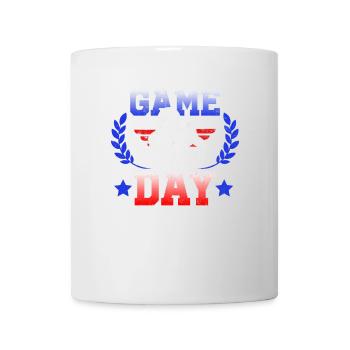 Match day for football fans - Mug - white - Front