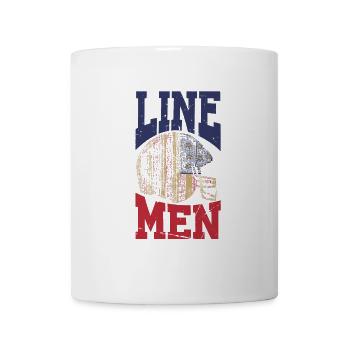 Linemen Für Football Fan - Tasse - Weiß - Vorne
