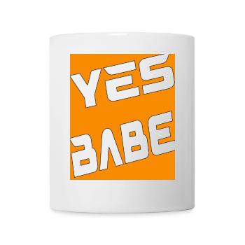 Yes Babe - Tasse - Weiß - Vorne