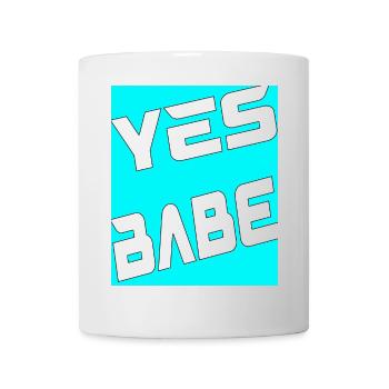 Yes Babe - Tasse - Weiß - Vorne