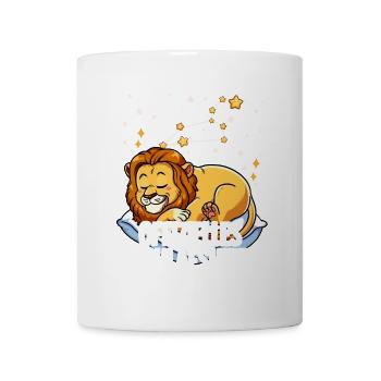 Chemise de nuit officielle Zodiac Leo - Mug blanc - blanc - Devant