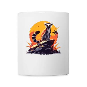 Lémuren Lémuriens Lémurien - Mug blanc - blanc - Devant