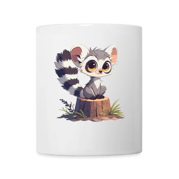 Lémuren Lémuriens Lémurien - Mug blanc - blanc - Devant