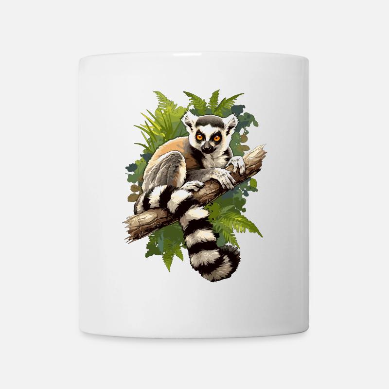 Lemuren Lemurs Lemur - Tasse - Weiß