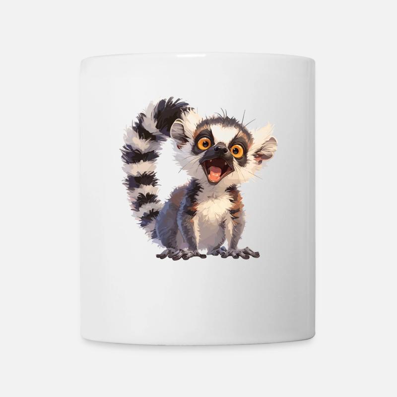 Lemuren Lemurs Lemur - Tasse - Weiß