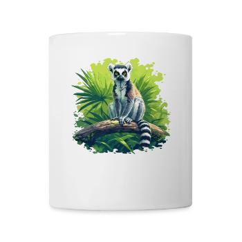 Lémuren Lémuriens Lémurien - Mug blanc - blanc - Devant