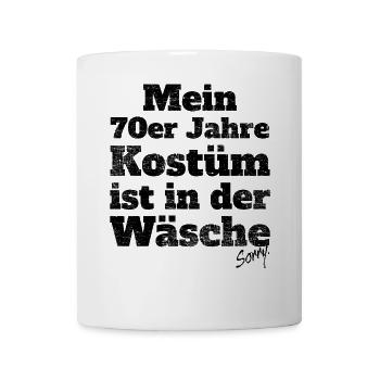 My 70s Costume In The Lingerie Theme Party - Mug - white - Front