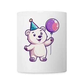 Polar Bear Birthday Comic - Mug - white - Front
