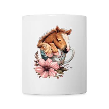 Pferd - Tasse - Weiß - Vorne