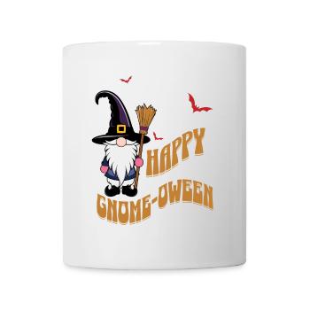 Happy Gnome-Oween Funny Halloween Saying - Mug - white - Front