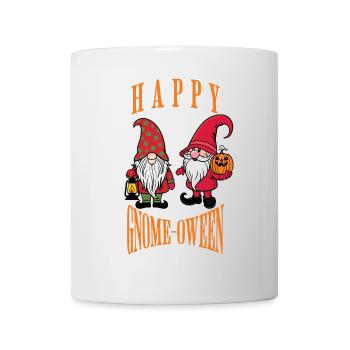 Happy Gnome-Oween Funny Halloween Saying - Mug - white - Front