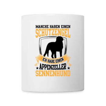 Appenzeller Mountain Dog is my guardian angel - Mug - white - Front