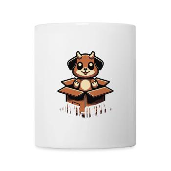 Happy Howl-Oween Funny Dog Halloween Saying - Mug - white - Front