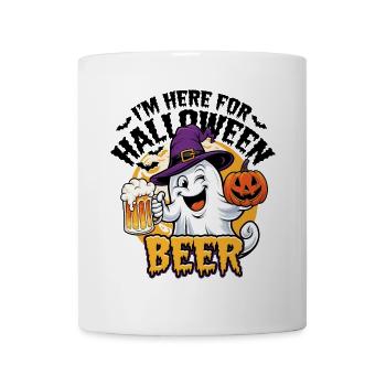 Lustiger Geist I'm here for Halloween Beer - Mug - white - Front